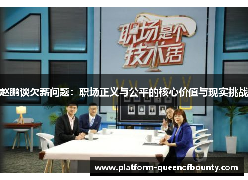 赵鹏谈欠薪问题：职场正义与公平的核心价值与现实挑战