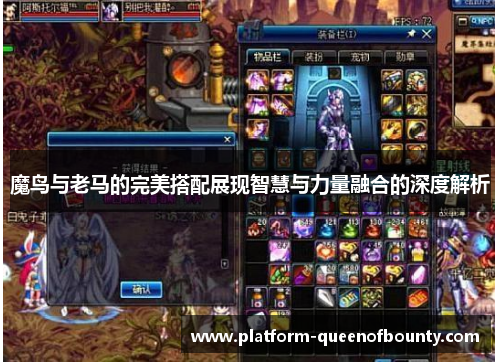 魔鸟与老马的完美搭配展现智慧与力量融合的深度解析